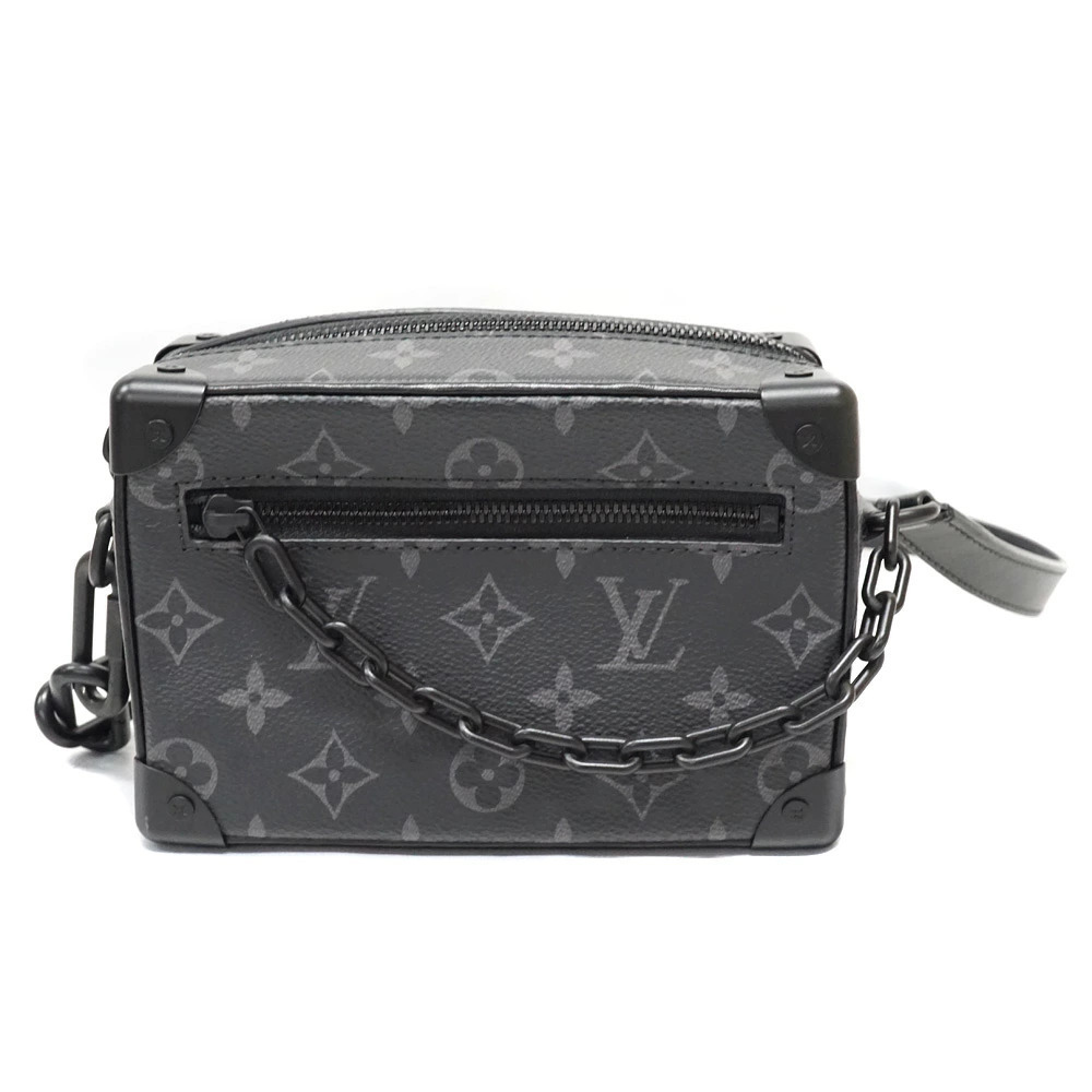 LOUIS VUITTON Soft Trunk Monogram Eclipse Black Gray Bag
